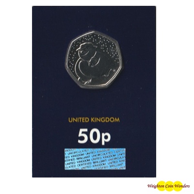 2020 BU 50p Coin (Card) - The Snowman